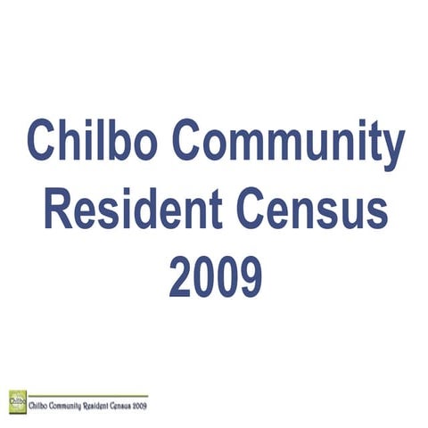 Chilbo Community Annual Resident Census 2009