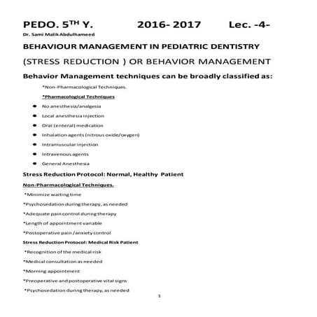 Child behavior-lec-4-beh.-manag-2015