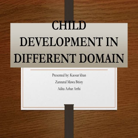 Child development-in-different-domain
