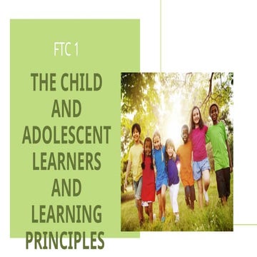 Introduction: Child development is the process through which children grow an...