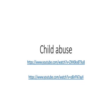 Child abuse