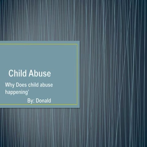 Child abuse 1