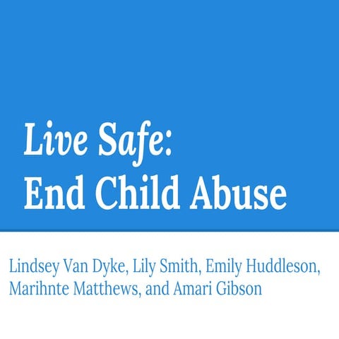 Winton Woods Middle School- Child Abuse (Understanding the Problem)