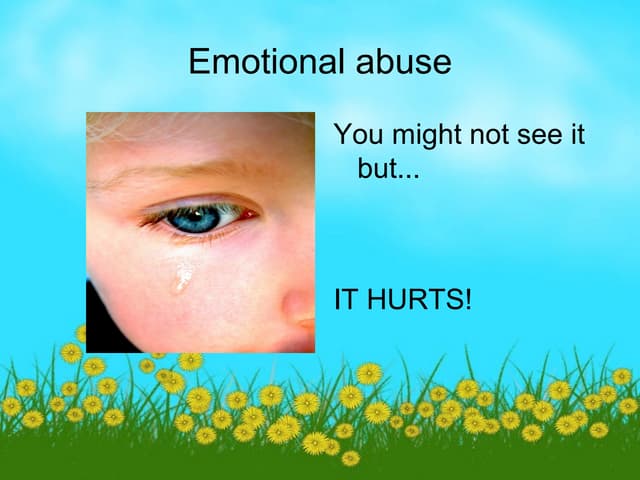 Child abuse symptoms, indicators and impact