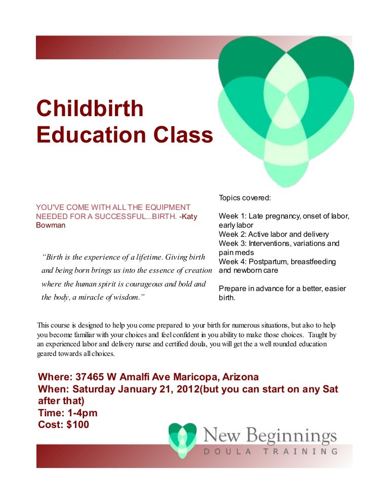 Childbirth classes