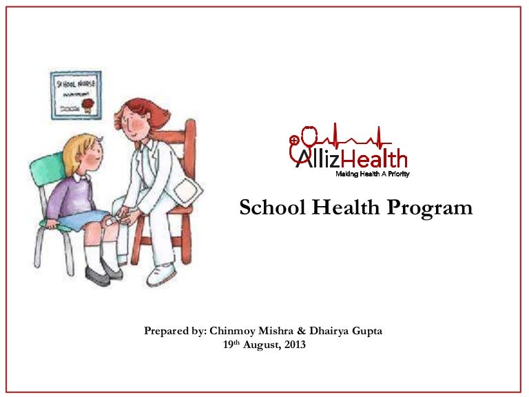 Re defining School Health Program In India By AllizHealth