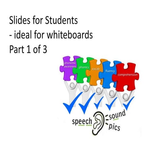 SSP Green Level - Slides for Children