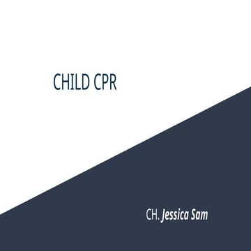 Child CPR | PPTX