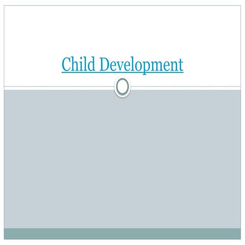 Child Development and What it entails for Early Childhood Teachers