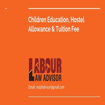 Income Tax Allowance- Children Education, Hostel Allowance and Tuition Fees