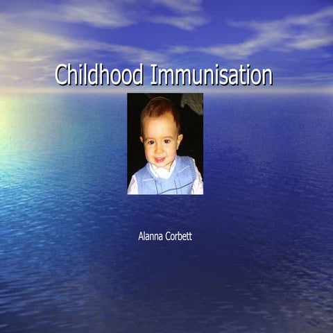 National immunization schedule | PPTX