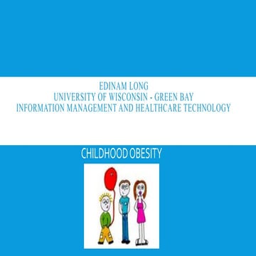 Childhood obesity | PPTX