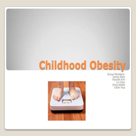 Childhood Obesity | PPTX