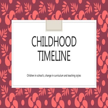 Elena Kushnerchuk, Childhood timeline