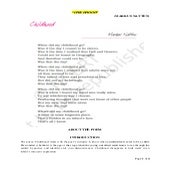 Childhood Poem 11 English CBSE