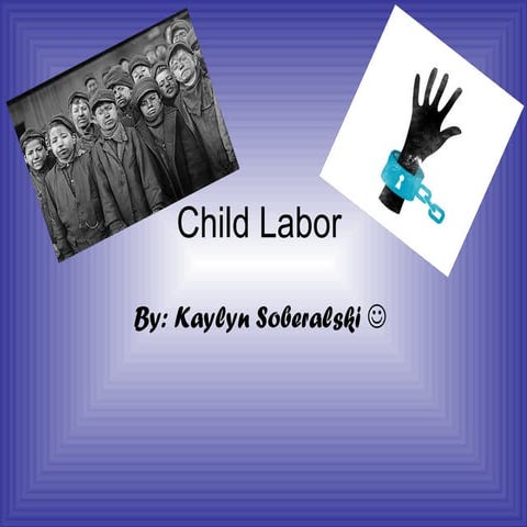 History of the Labor Movement: Child Labor in America | PDF