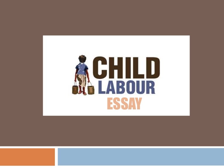 essay for child labour