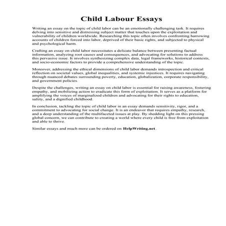 Child Labour Essays.pdf