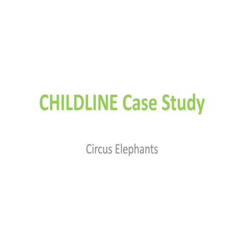Childline case study
