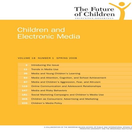 children and electronic media