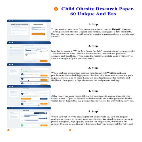 Child Obesity Research Paper. 60 Unique And Eas