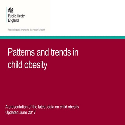 Patterns and trends inchild obesity (June 2017)