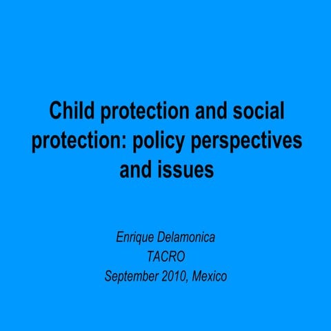 Child protection and social protection ch prot & adol network meeting v2