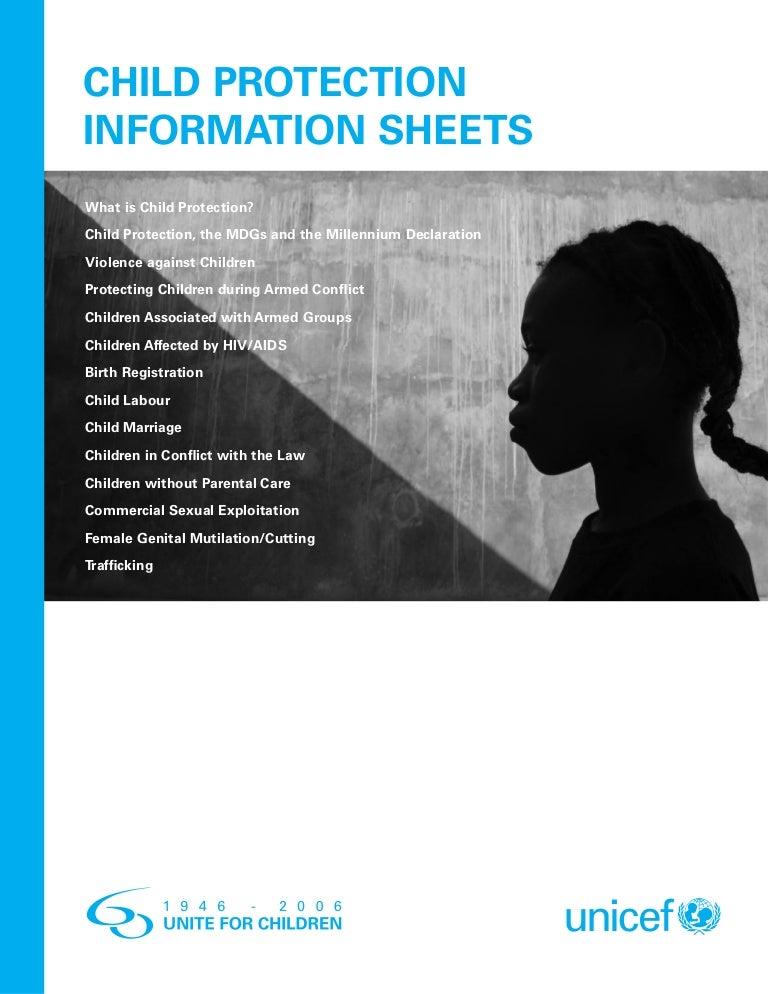 Child protection information sheets
