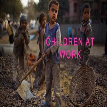 Children at work