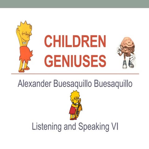 Children geniuses 1
