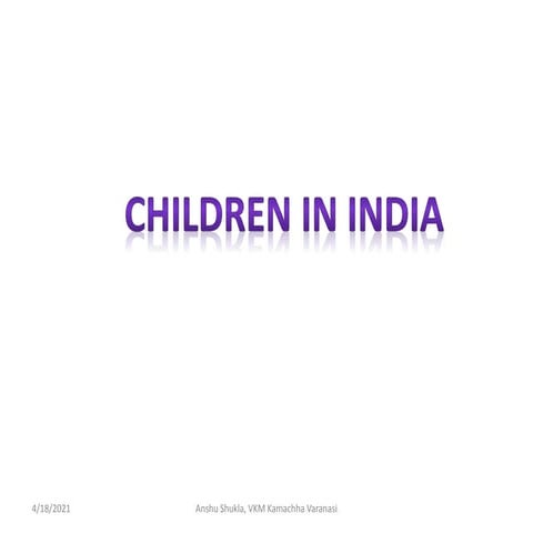 Children in india