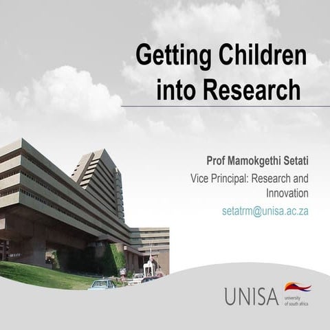 Children into research