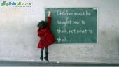 Children must be taught how to thin...