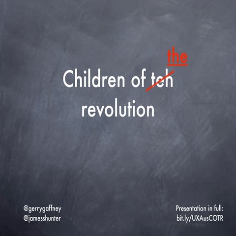 Children of the revolution