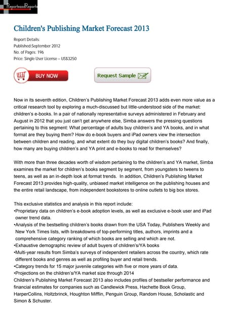 Children's Publishing Market Foreca...