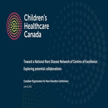 Day 1: Children's Healthcare Canada CORD 