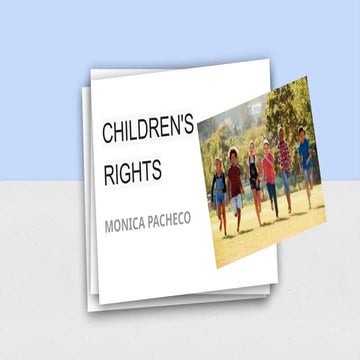 CHILDREN'S RIGHTS ...................... | PPTX