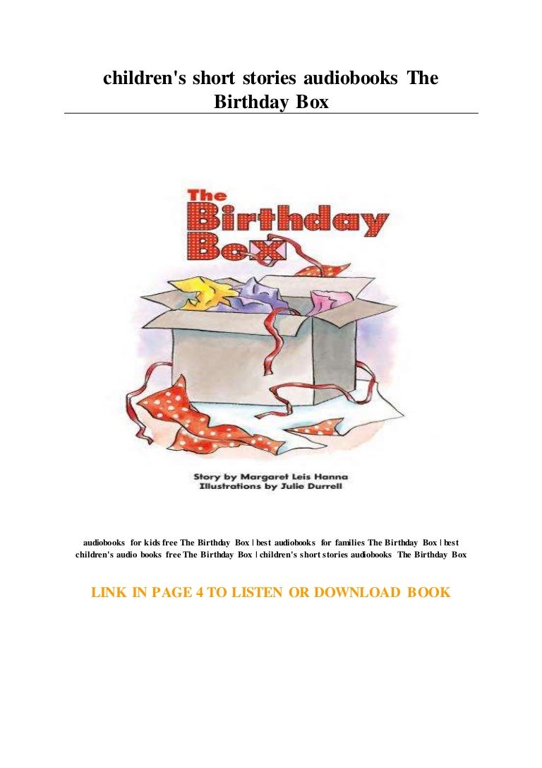 children's short stories audiobooks The Birthday Box
