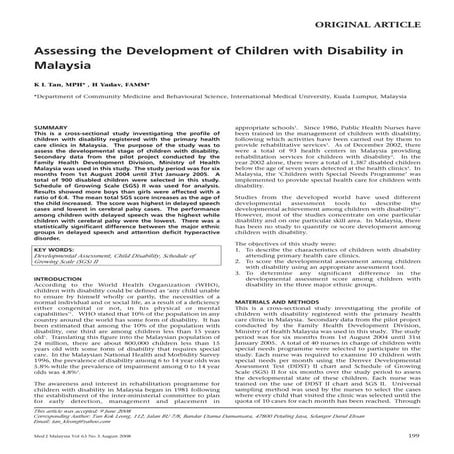 Articles On Children With Disability – Netzdot