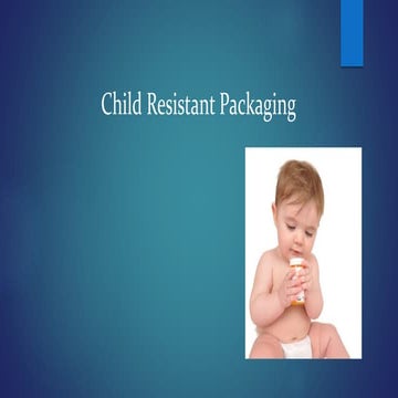 Child resistant packaging
