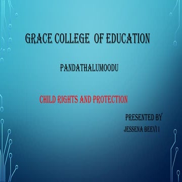 child rights seminar teaching and learning... | PPTX