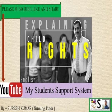 Child rights and their protection english