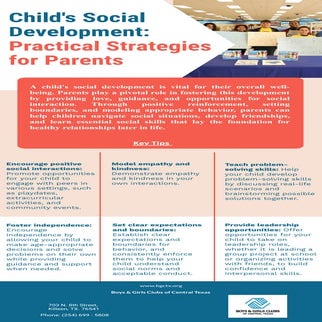 Child's Social Development: Practical Strategies for Parents
