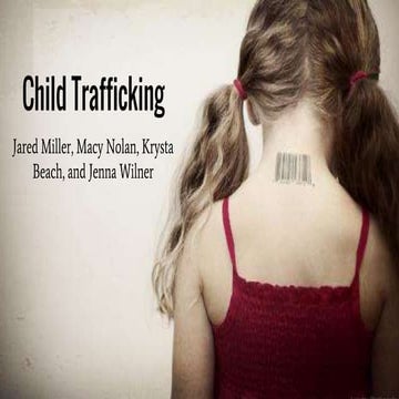 Child sex trafficking