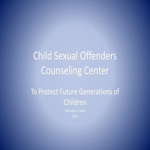 Child sexual offenders counseling center