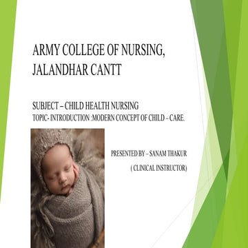 CHILD health nursing Introduction UNIT1.pptx