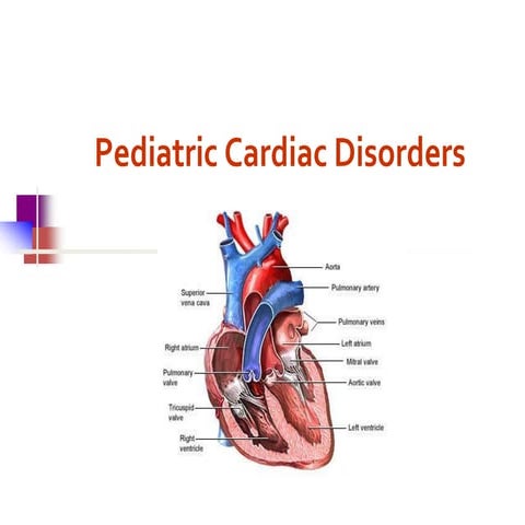 Child with cardiovascular disorder