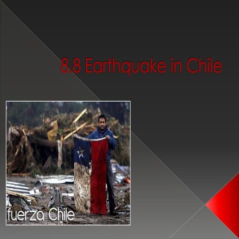 Chile earthquake communication analysis | PPTX