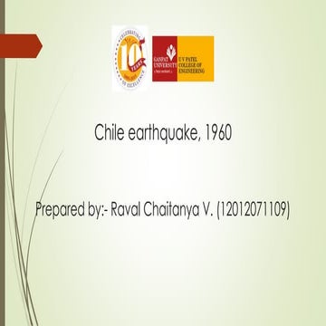 Chile earthquake, 1960