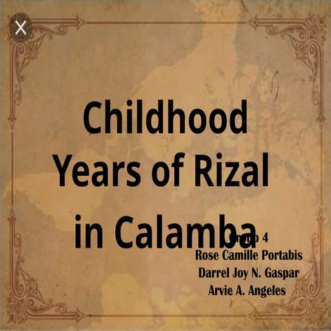 Rizal talents and artistics | PPTX